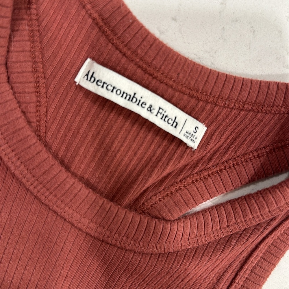 Rust Red, Abercrombie and Fitch Dress - Picture 3 of 3